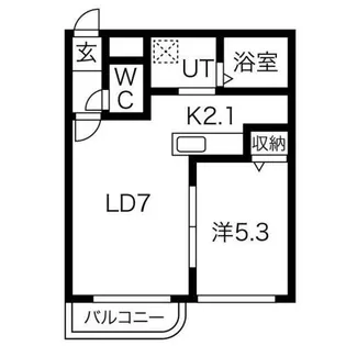 オーシャンヴィレッチ西町【2階】の間取り