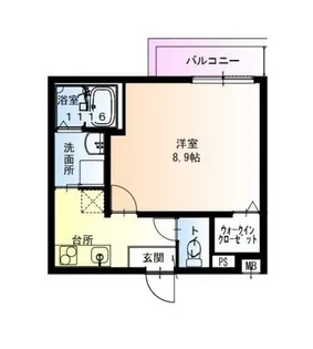 大阪府堺市北区中長尾町3丁【アパート】の間取り