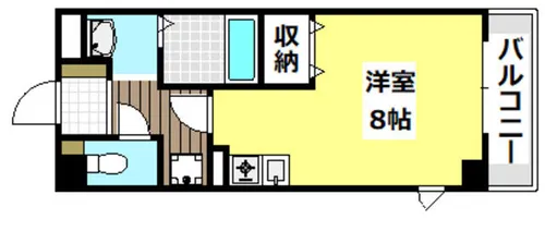 ミル・コリーヌ【210号室】の間取り