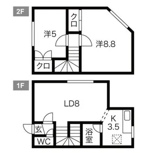 ベルデK【1階】の間取り