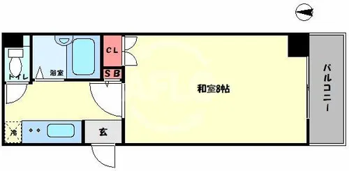 メゾンコウエイ【6階】の間取り