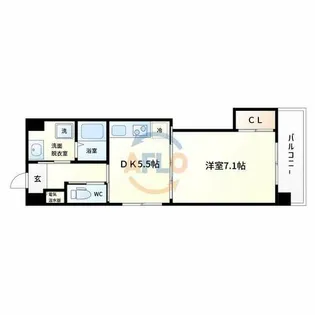 ヴィーブル駒川【2階】の間取り