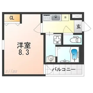 フジパレス西湊Ⅰ番館【1階】の間取り
