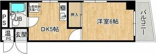 桃花館【4階】の間取り