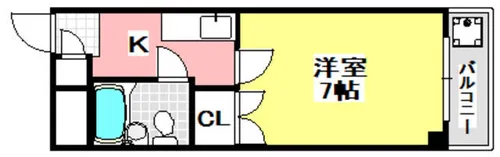 安田第3ビル【405号室】の間取り
