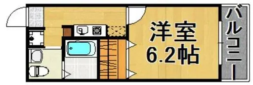 福岡県福岡市城南区七隈5丁目【アパート】の間取り