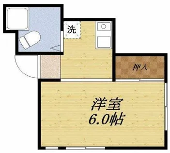 フローラ岸部【2階】の間取り