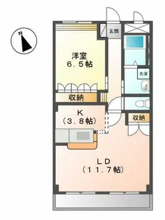 ルチェーレ【2階】の間取り