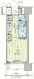 ララプレイス ザ・大阪リヴァージュ【8階】の間取り