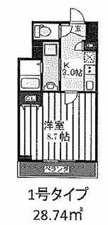ACTY天満橋【3階】の間取り