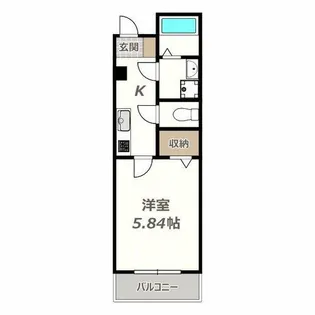 グランツあびこEAST【203号室】の間取り