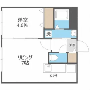 プライムコート発寒南【4階】の間取り