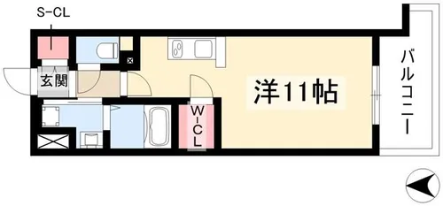 Ceres Daimon【5階】の間取り
