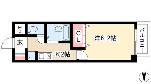 T’s Dream千原【4階】の間取り
