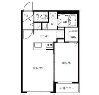 フェーラシュヴァル510【5階】の間取り
