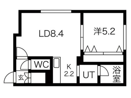 北海道札幌市東区伏古九条2丁目【アパート】の間取り