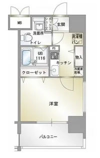 福岡県福岡市東区千早5丁目【マンション】の間取り