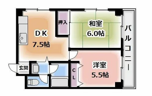 アマポーラ【3階】の間取り
