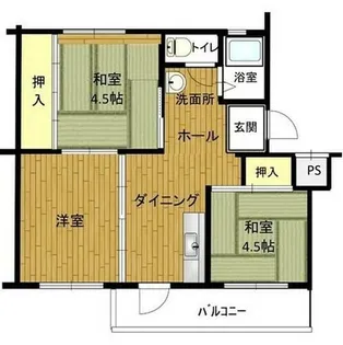 姫路青山5号棟【428号室】の間取り