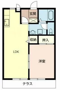 メゾン・リバーⅡ【1階】の間取り