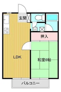 メゾンルミエール【G号室】の間取り