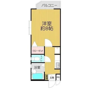 ウェルス貝塚【0204号室】の間取り