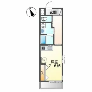 ホームメイト八雲【1階】の間取り