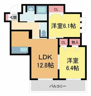 ガーデンハウスⅣ【301号室】の間取り