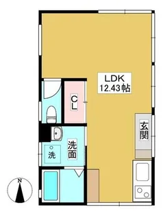 AWAZUKU TERRACE【1階】の間取り