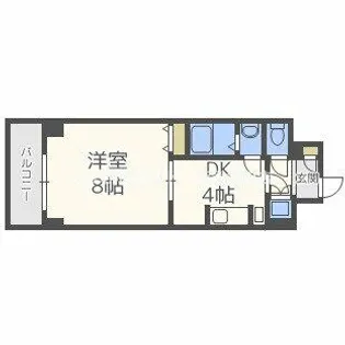 さんさん千林【3階】の間取り