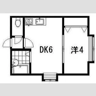 北海道札幌市豊平区豊平五条2丁目【アパート】の間取り