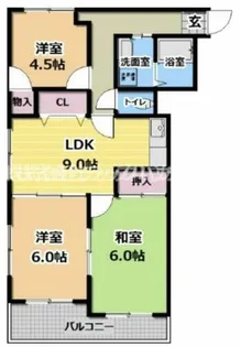 ブランドールMⅢ【2階】の間取り
