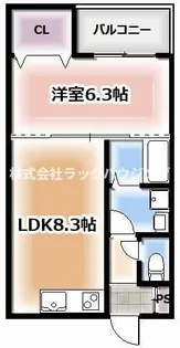 アート守口【3階】の間取り