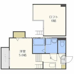 リバーサイドテラス中宮【1階】の間取り