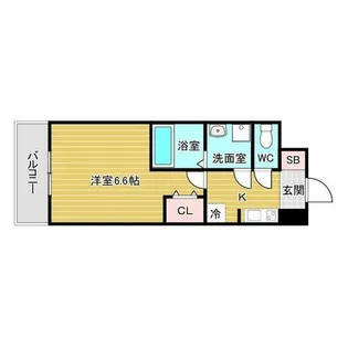 S-RESIDENCE上新庄ascent【4階】の間取り