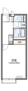 レオネクストルミエール N【201号室】の間取り