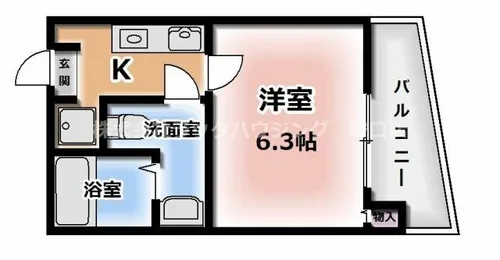 フルグランテ馬場町【7階】の間取り