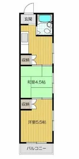 大野マンション【4階】の間取り