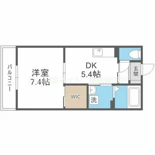 エステート旭【2階】の間取り