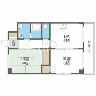 M'プラザ城東五番館【4階】の間取り