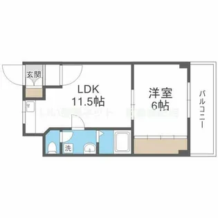 M'プラザ城東五番館【5階】の間取り