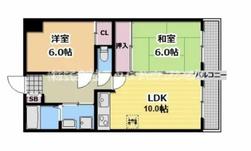 M’プラザ城東弐番館【3階】の間取り
