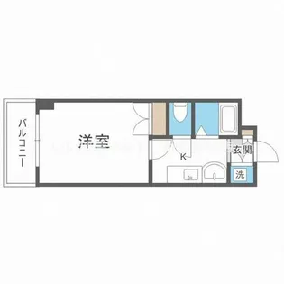 M’プラザ城東六番館【8階】の間取り