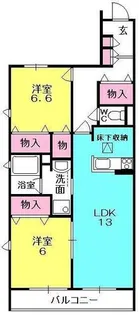エトール甲子園浦風【302号室】の間取り