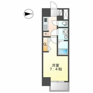 S-RESIDENCE豊国通【10階】の間取り