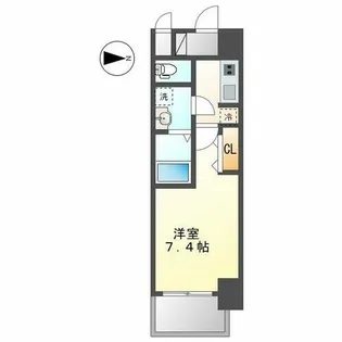 S-RESIDENCE豊国通【10階】の間取り