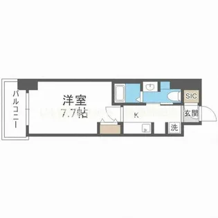 URBANLINK森小路駅前(旧ルネフラッツ森小路駅前)【2階】の間取り
