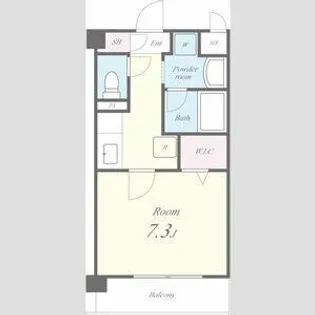 エスト・ドミール【1階】の間取り