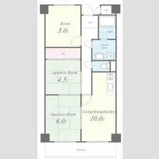 コンフォートステージII【2階】の間取り