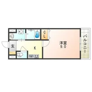 ステラウッド道明寺Ⅰ【2階】の間取り